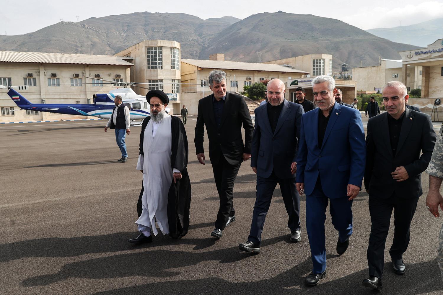 استقبال رسمی از قالیباف در بدو ورود به شهرستان منجیل