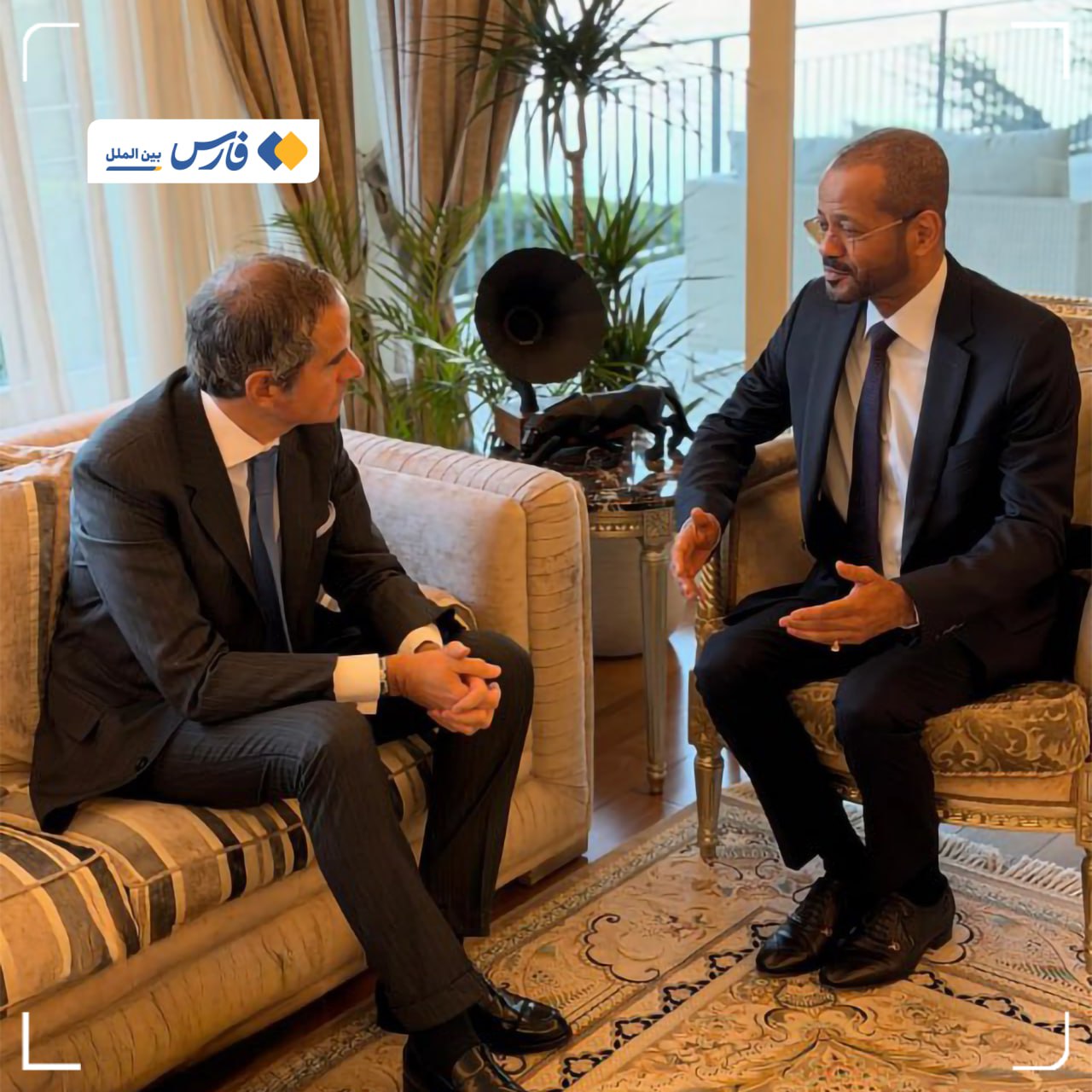 دیدار گروسی و وزیر خارجه عمان در ژنو