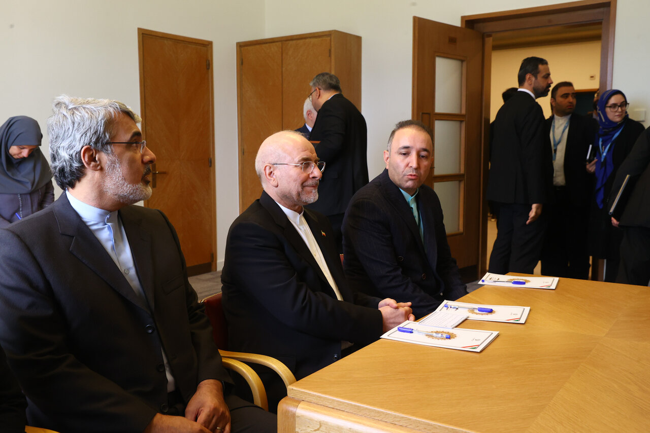 دیدار قالیباف با رئیس اتحادیه بین المجالس جهانی