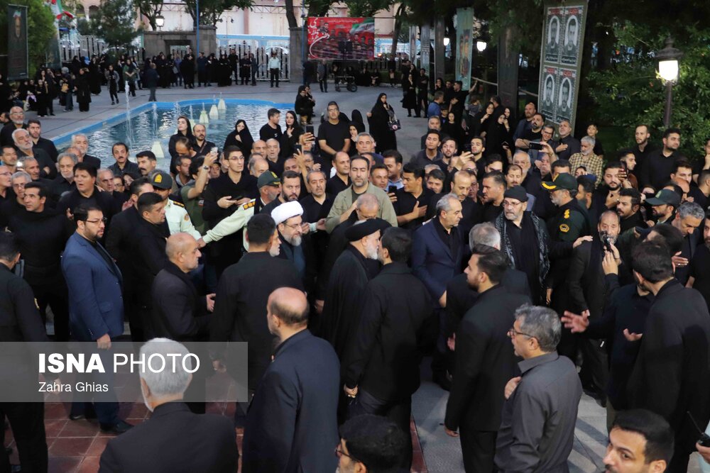مراسم عزاداری تاسوعای حسینی با حضور رییس جمهور - تبریز