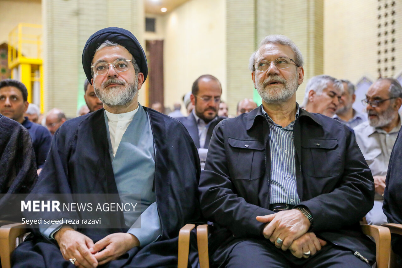 مجلس ترحیم همسر آیت الله سیستانی در تهران
