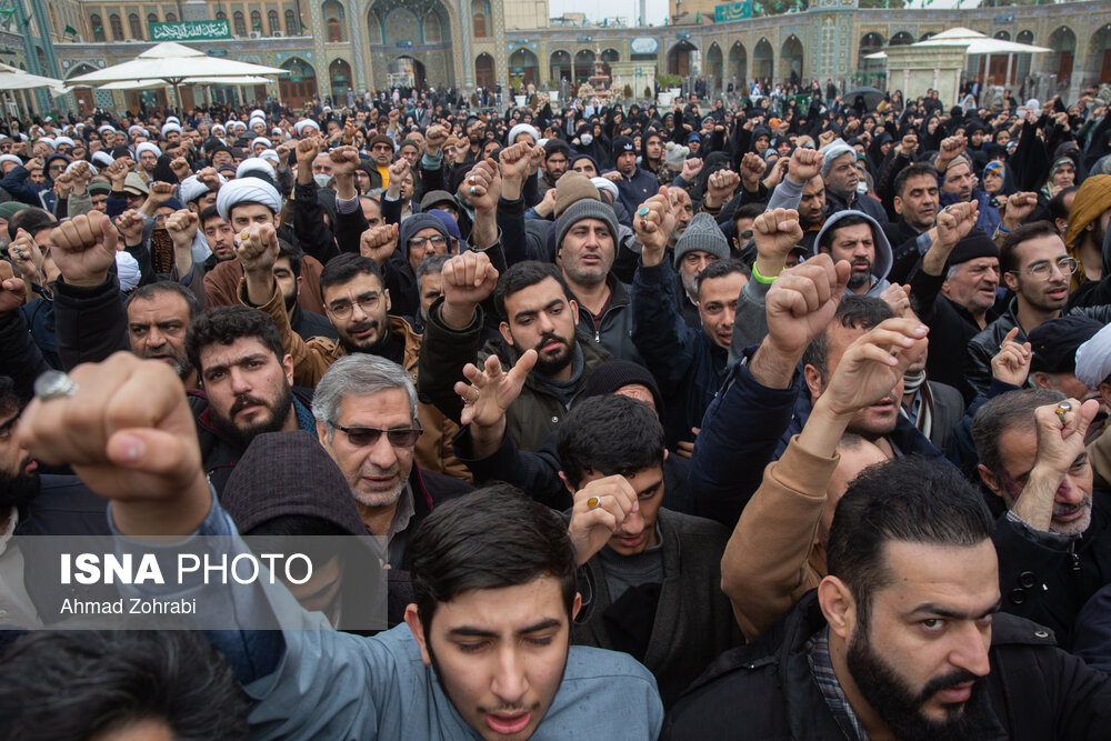 تشییع و تدفین شهدای مدافع حرم