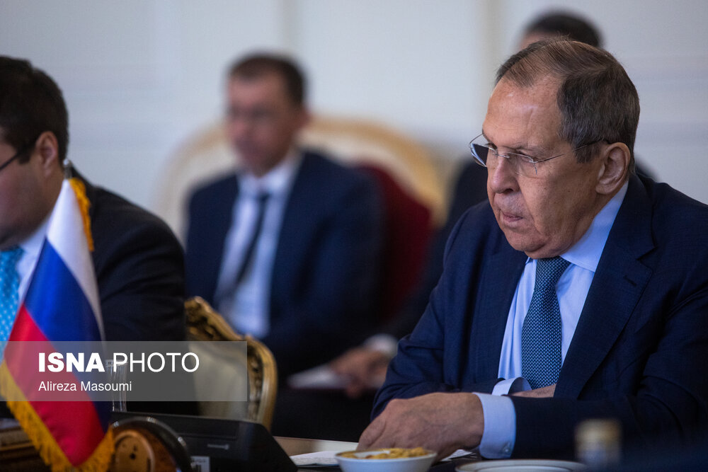 دیدار وزیر خارجه روسیه با وزیر امور خارجه ایران