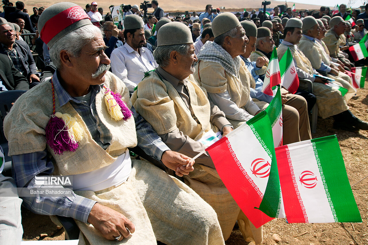 رئیس جمهور در جشن بزرگ عشایر دشت سقاوه