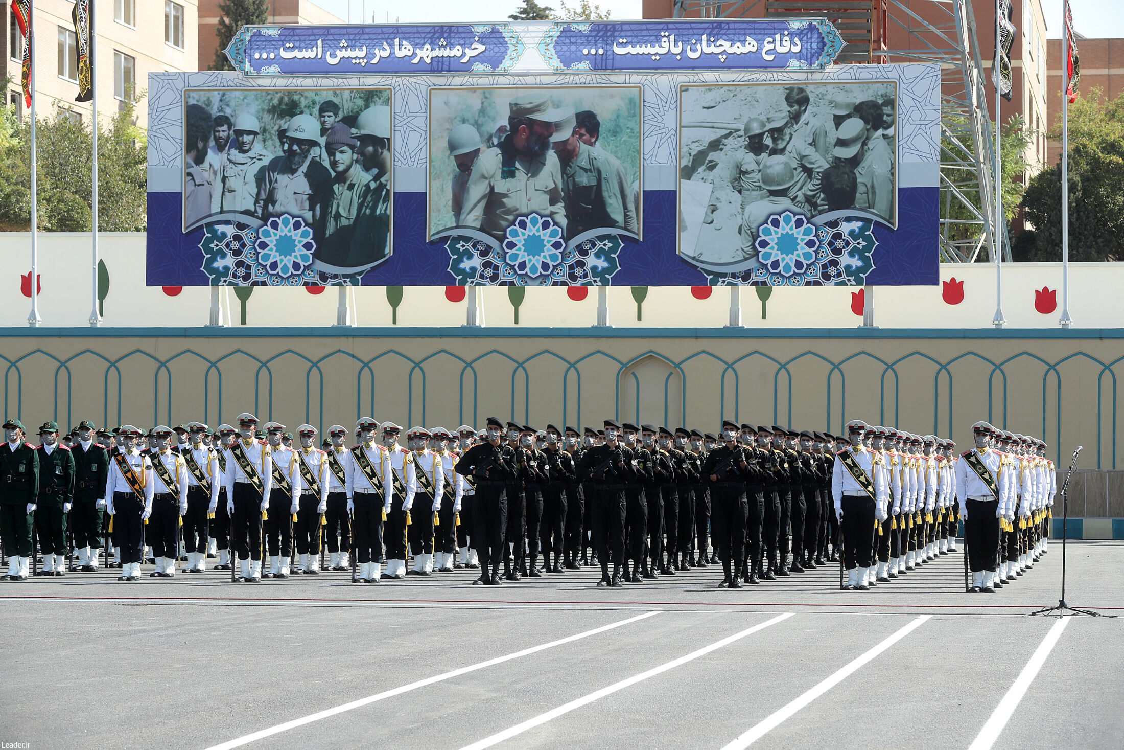  مراسم دانش‌آموختگی دانشگاههای افسری در دانشگاه امام حسین(ع)
