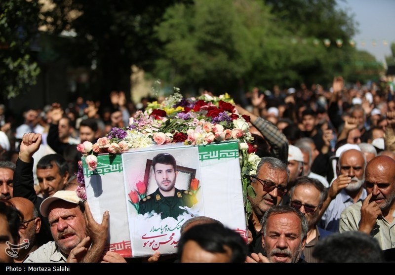 تشییع ۳ شهید حمله رژیم صهیونیستی در نجف آباد اصفهان