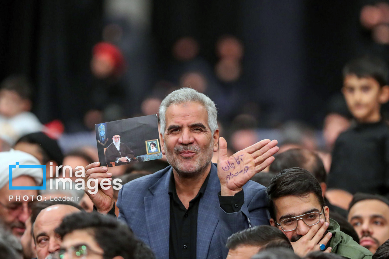 دومین شب عزاداری ایام فاطمیه با حضور رهبر انقلاب
