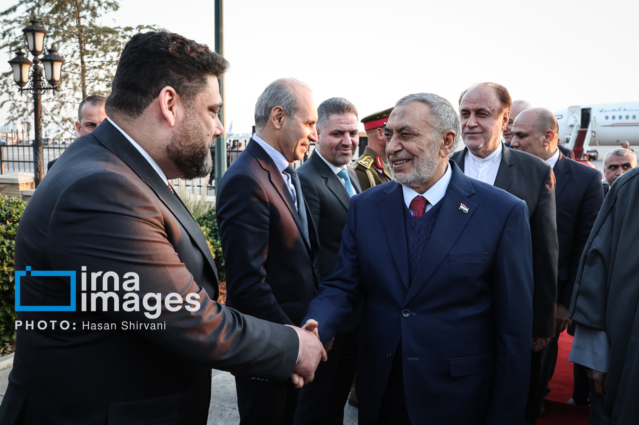 ورود رئیس پارلمان عراق به تهران