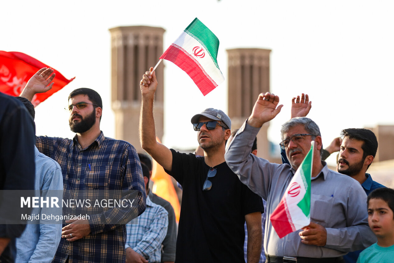 تجمع مردمی حمایت از عملیات «بشارت فتح» در سراسر کشور