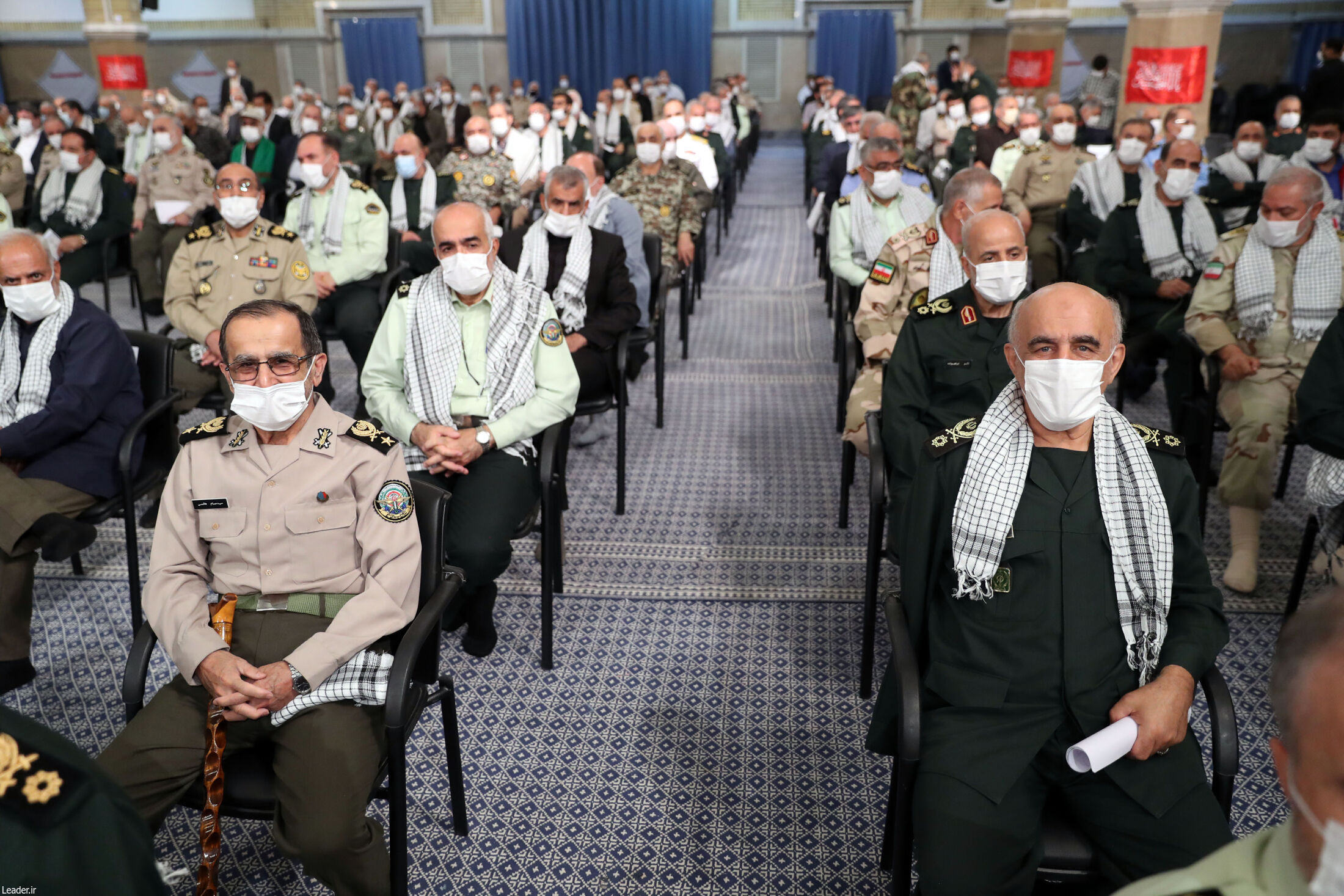 دیدار فرماندهان دفاع مقدس با رهبر انقلاب