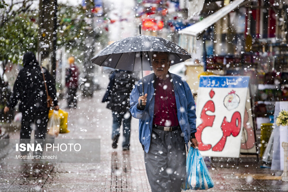 حال و هوای برفی ساری