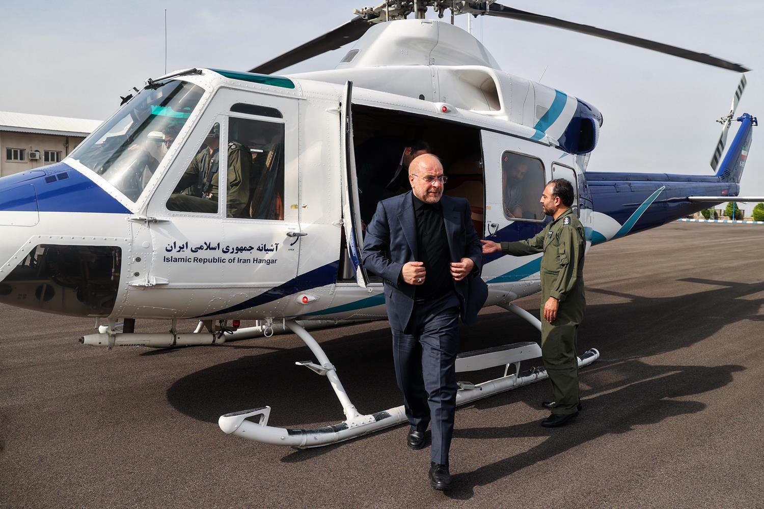 استقبال رسمی از قالیباف در بدو ورود به شهرستان منجیل