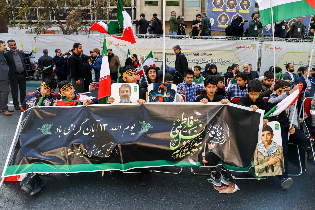 سخنرانی قالیباف در مراسم یوم‌الله ۱۳ آبان