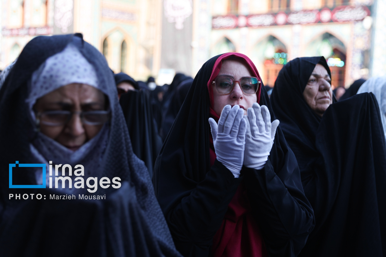 اقامه نماز باران - امامزاده صالح (ع)