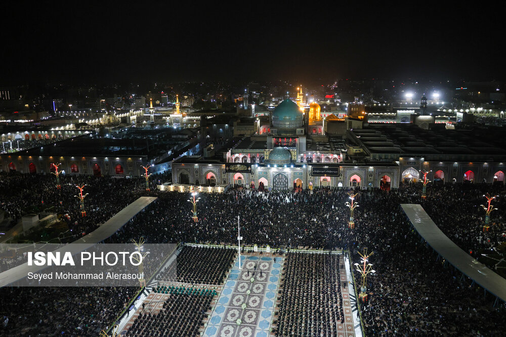 مراسم خطبه خوانی شب شهادت امام رضا (ع)