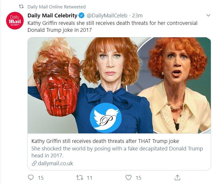 شوخی با ترامپ برای کمدین زن آمریکایی دردسر ساز شد