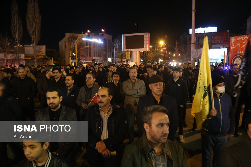 تجمع اعتراضی مردم اردبیل