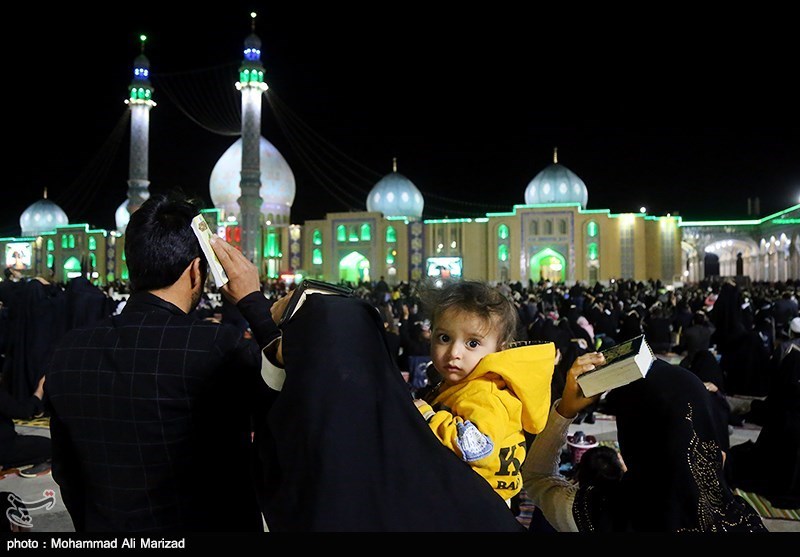 احیای شب بیست وسوم رمضان در مسجد جمکران
