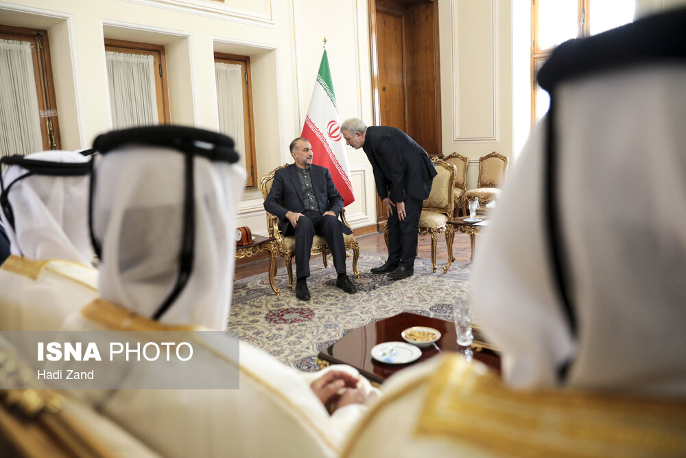 دیدار وزیر مشاور قطر در امور خارجی با امیرعبداللهیان