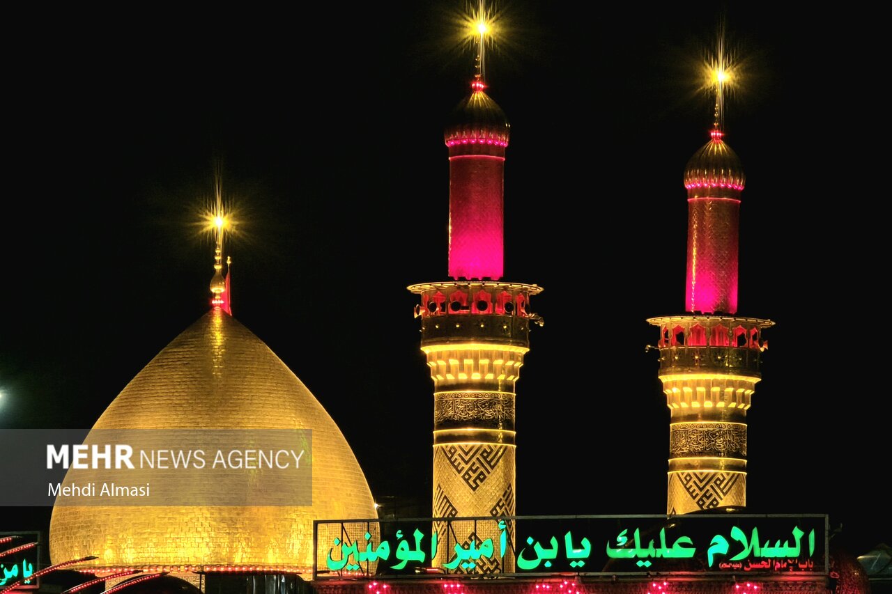 کربلای معلی در سالروز وفات حضرت زینب (س)