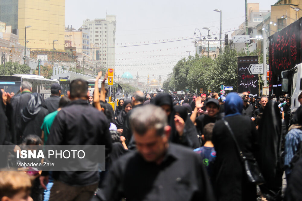 مراسم عزاداری تاسوعای حسینی مشهد