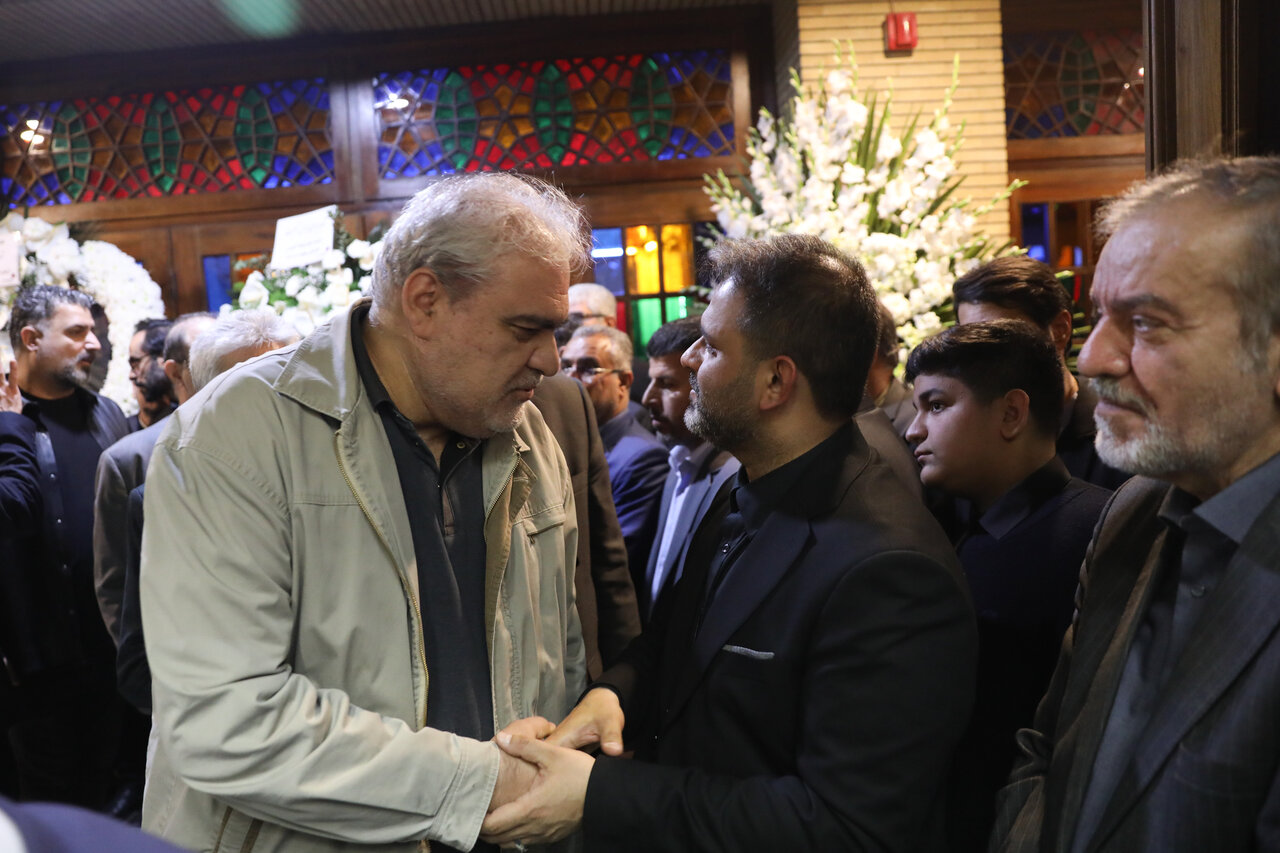 مراسم ختم پدر نماینده مسجد سلیمان با حضور قالیباف