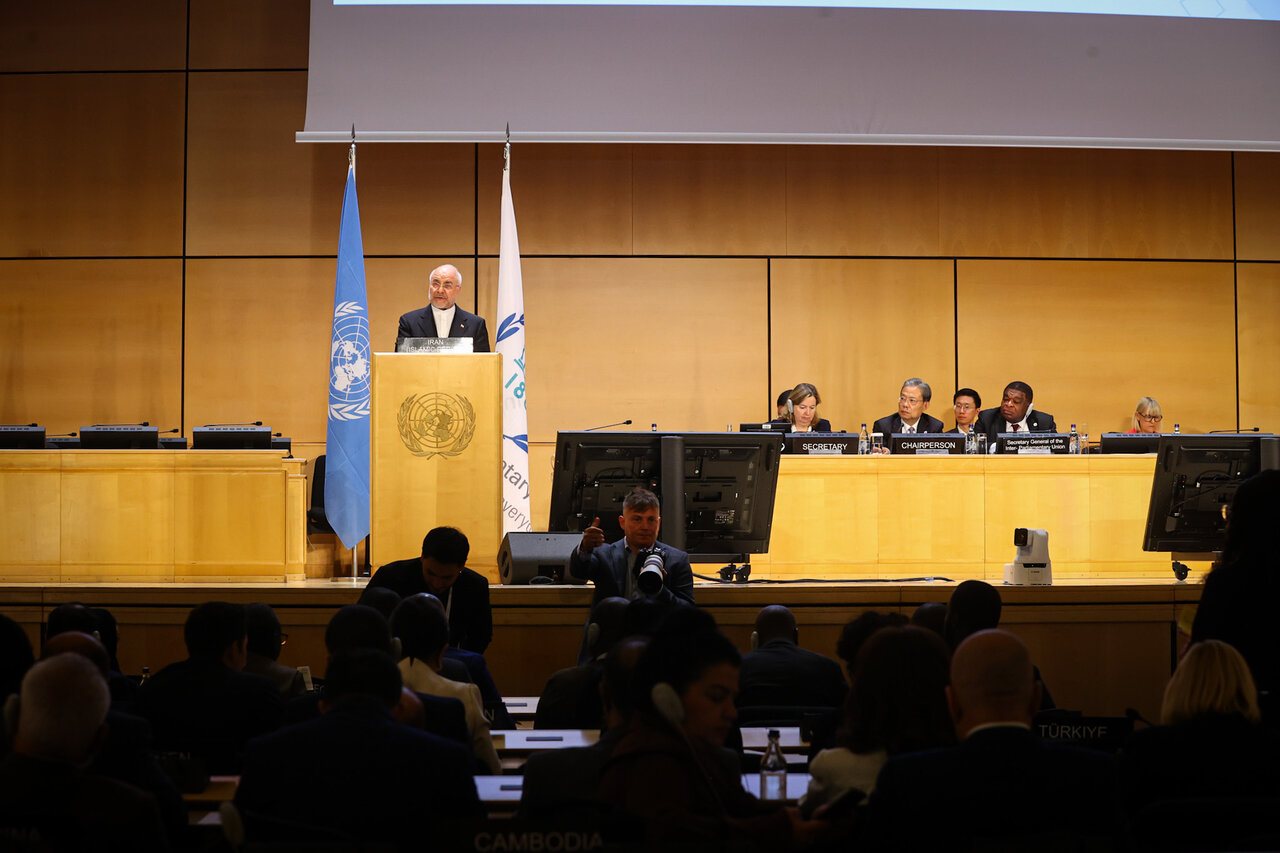 سخنرانی قالیباف در ششمین کنفرانس رؤسای مجالس جهان