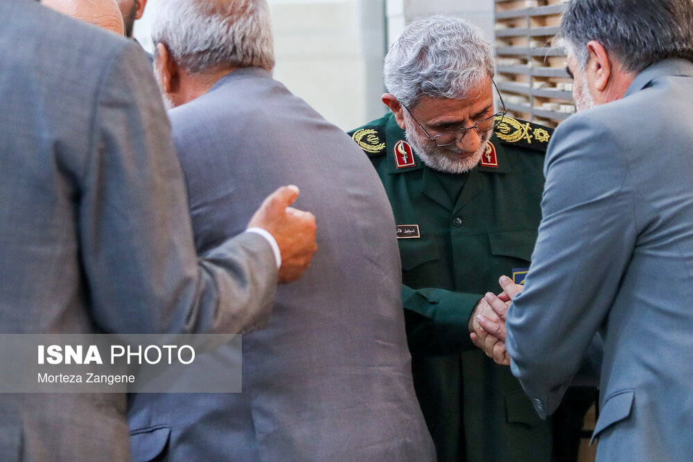 مراسم اولین سالگرد شهادت سردار زاهدی و همراهان