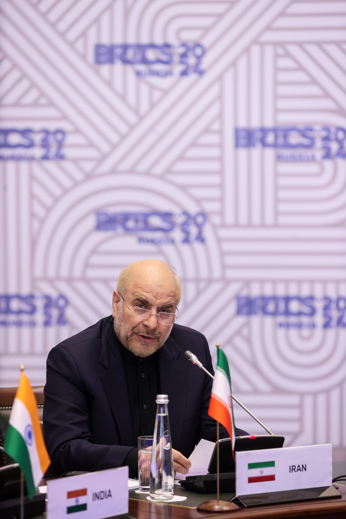 سخنرانی محمدباقر قالیباف در نشست رؤسای مجالس کشورهای عضو بریکس