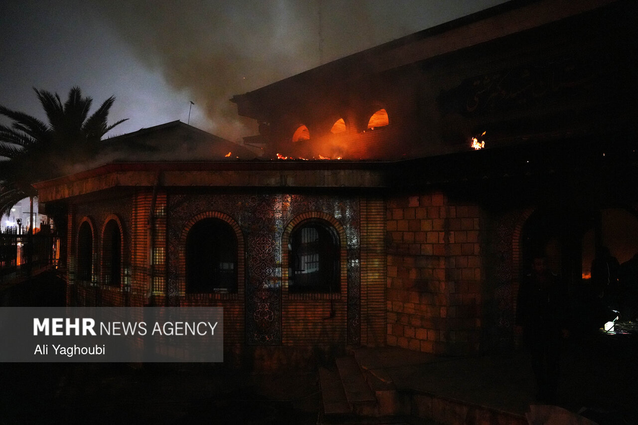 تخریب‌ اموال توسط اغتشاشگران در رشت