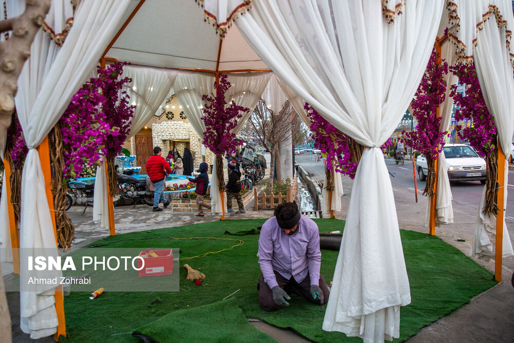 آذین بندی و چراغانی شهر قم