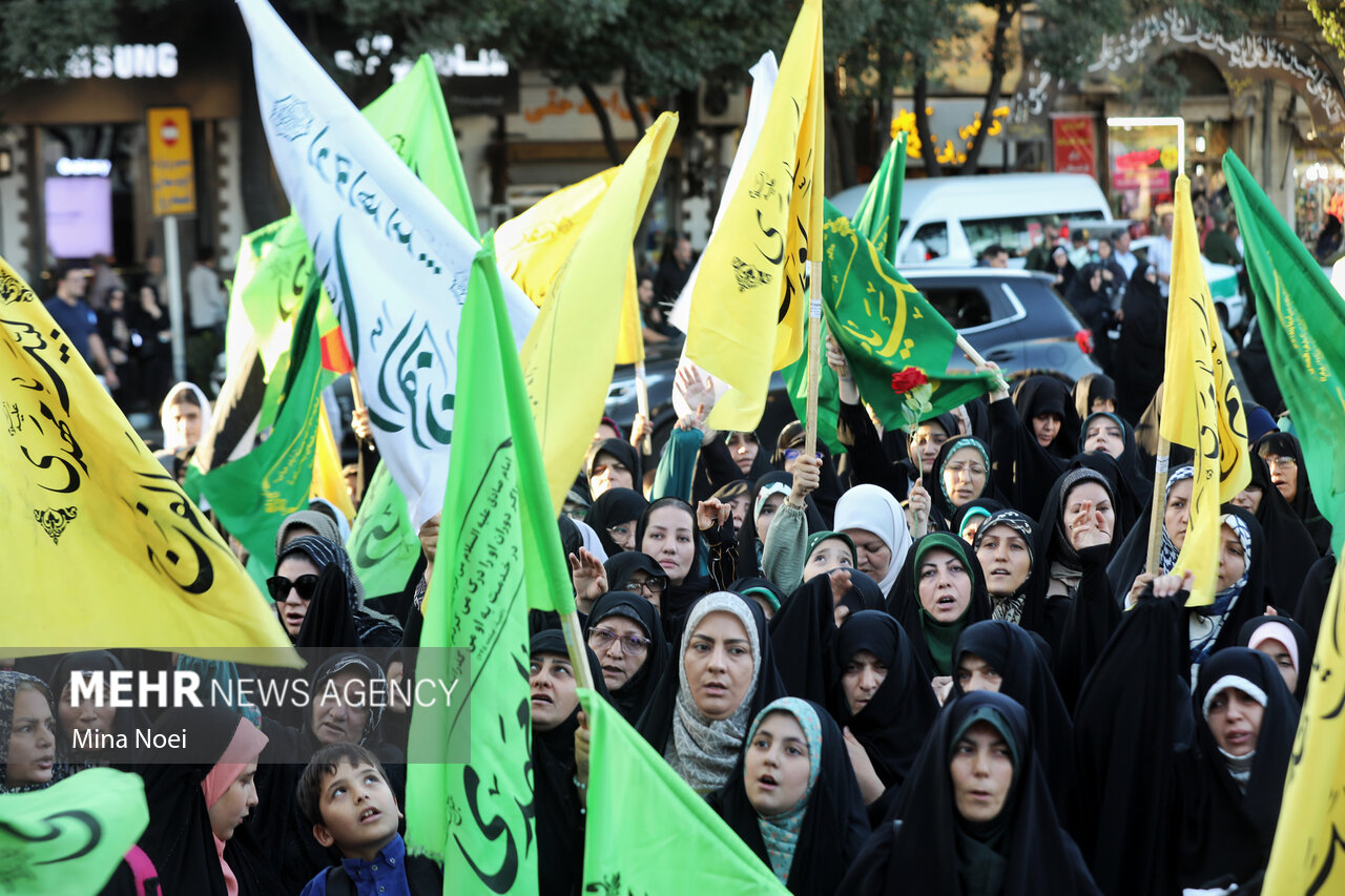 مراسم جشن بیعت با امام زمان(عج) در تبریز