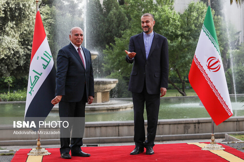 دیدار وزیر امور خارجه عراق با امیر عبداللهیان