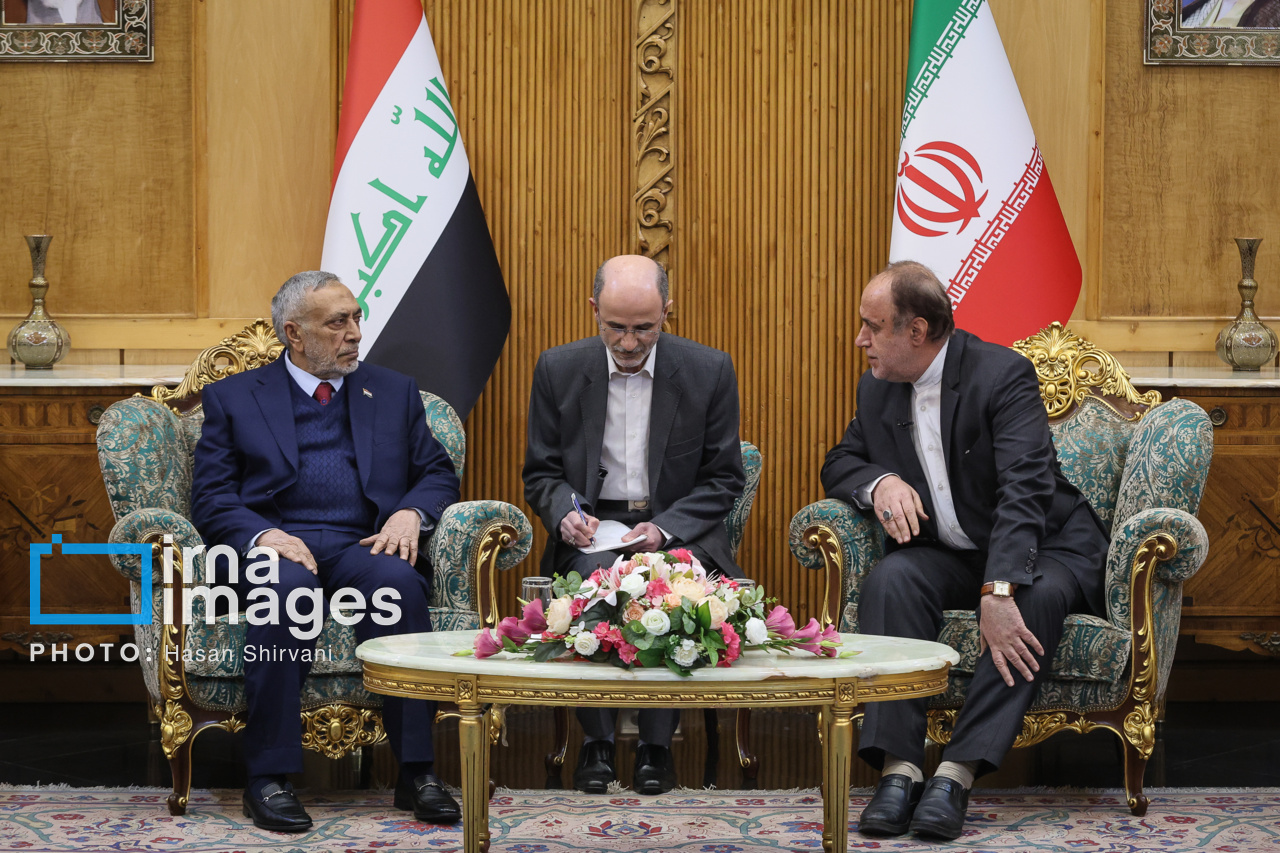 ورود رئیس پارلمان عراق به تهران