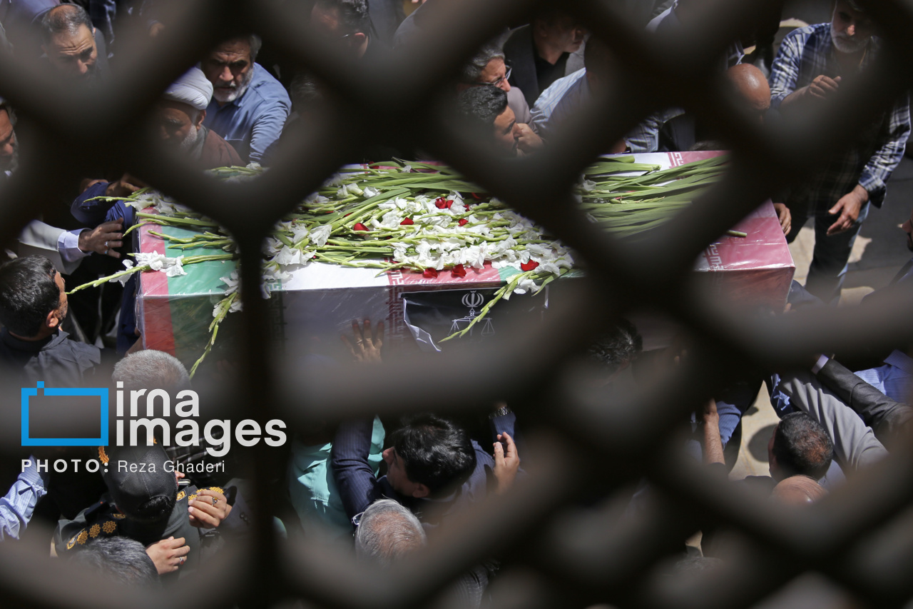 تشییع پیکر مطهر شهیدقاضی « احسان باقری»