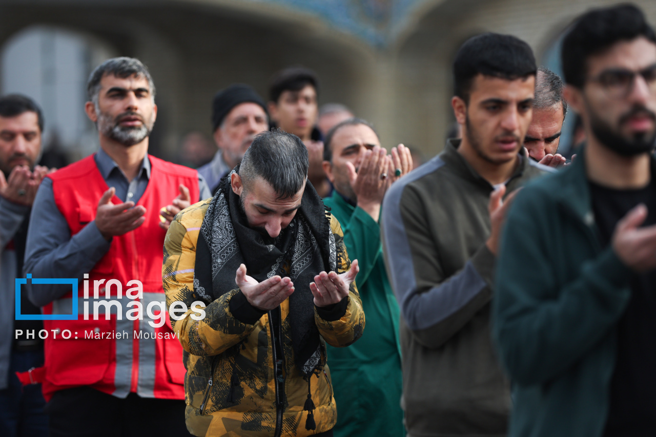  اقامه نماز باران حرم حضرت عبدالعظیم حسنی (ع)