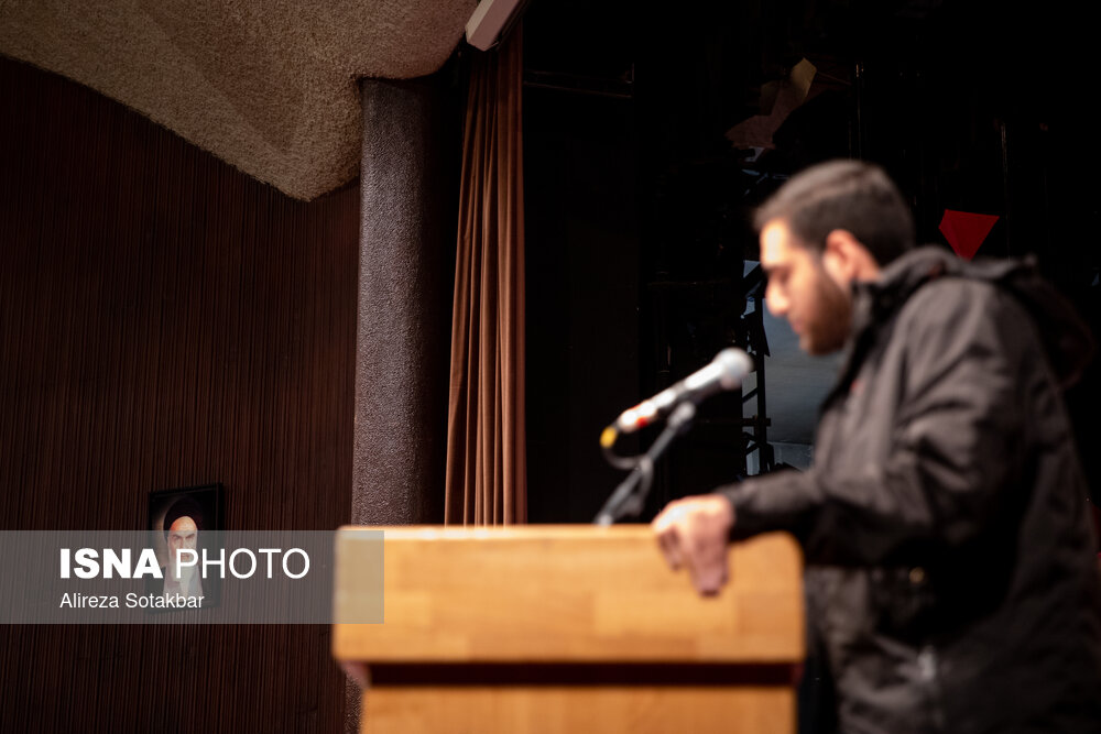 قالیباف در مراسم بزرگداشت روز دانشجو در دانشگاه تهران