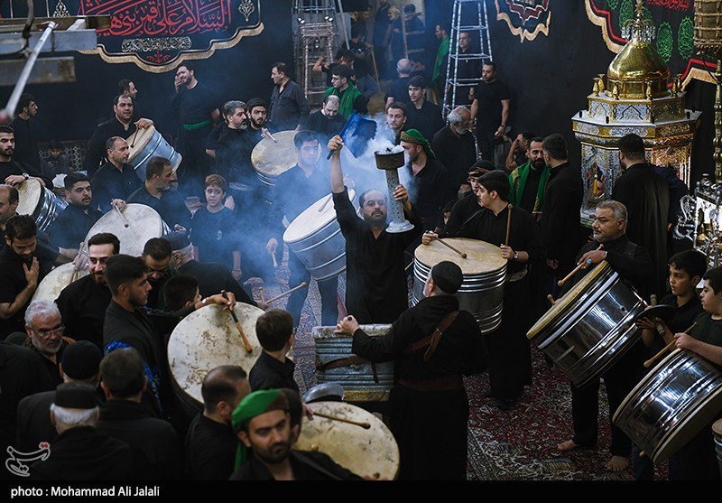 مراسم سنتی مشق شمشیر در قم