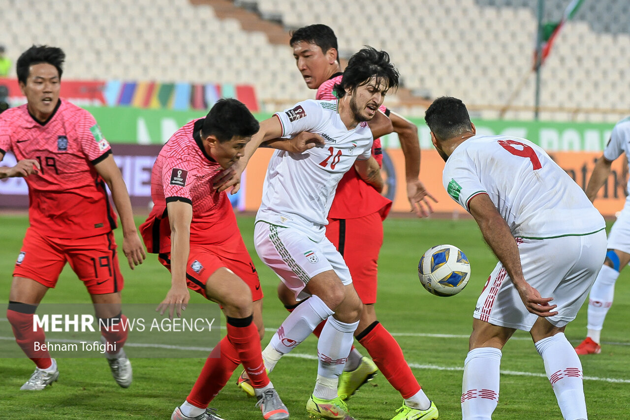 فوتبال ایران و کره جنوبی