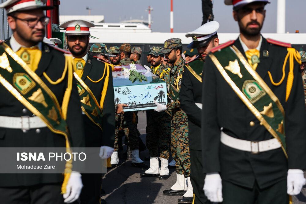 آیین استقبال از پیکرهای مطهر شهدای گمنام - مشهد