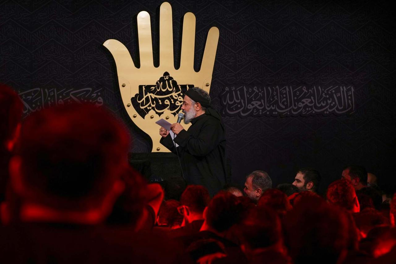 حضور قالیباف در مراسم عزاداری شب پنجم ماه محرم هیئت رایةالعباس