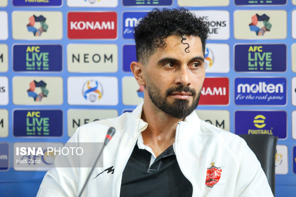 تمرین و نشست خبری تیم فوتبال پرسپولیس پیش از دیدار با النصر عربستان