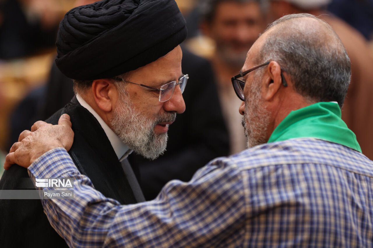 مراسم بزرگداشت شهدای مدافع حرم با حضور رئیسی