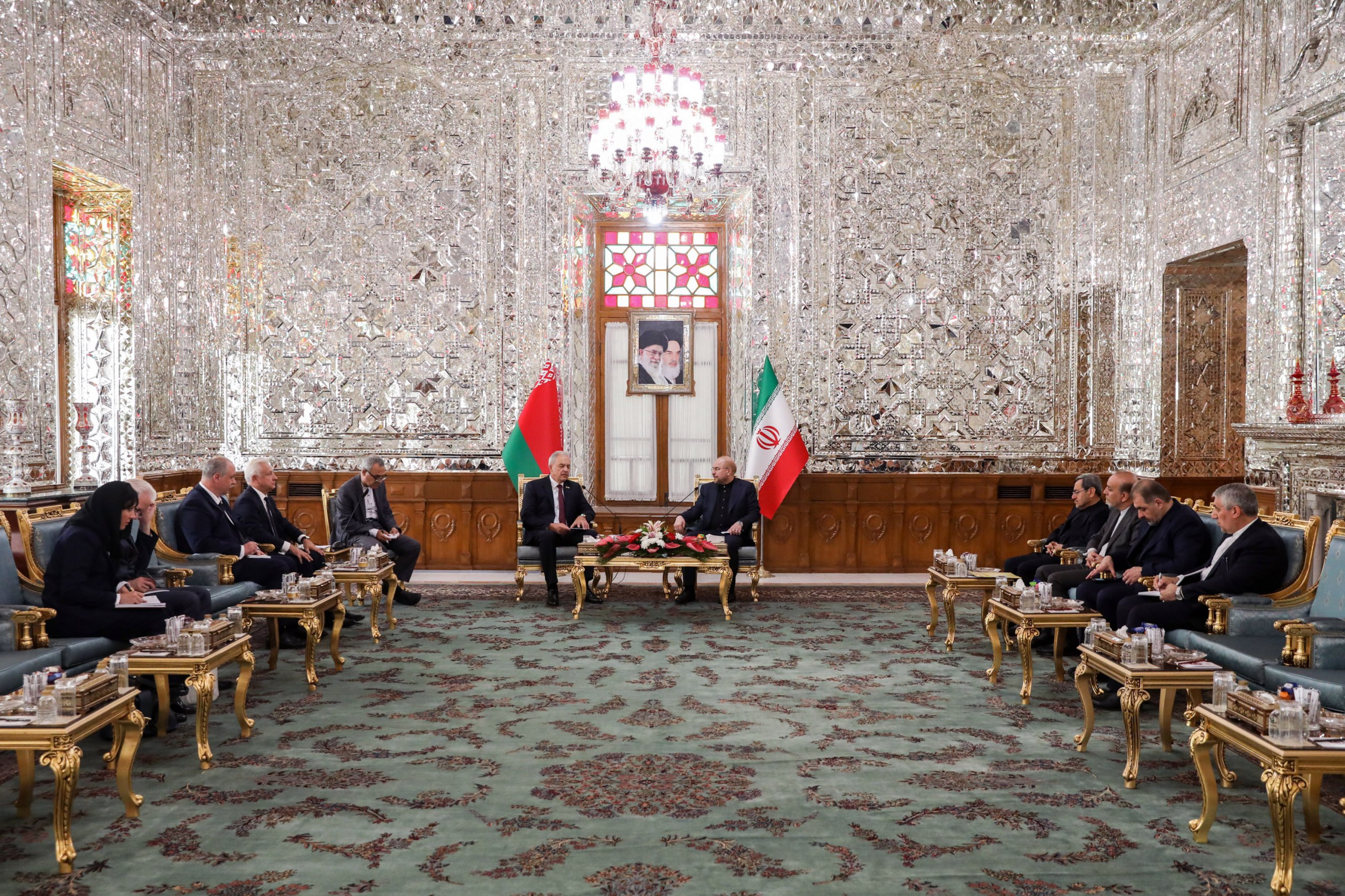 دیدار و گفت‌وگوی قالیباف و ایگور سرگینکو، رئیس مجلس ملی بلاروس