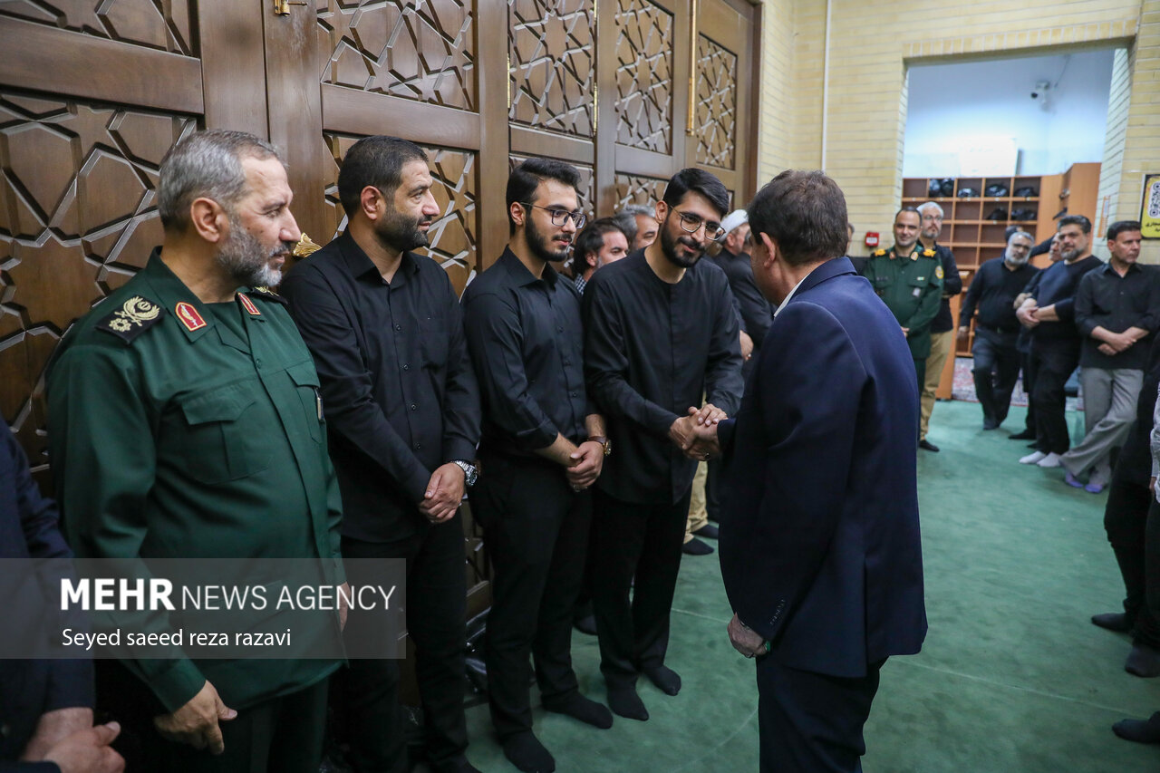 مراسم گرامیداشت اربعین شهدای هوافضای سپاه با حضور قالیباف 