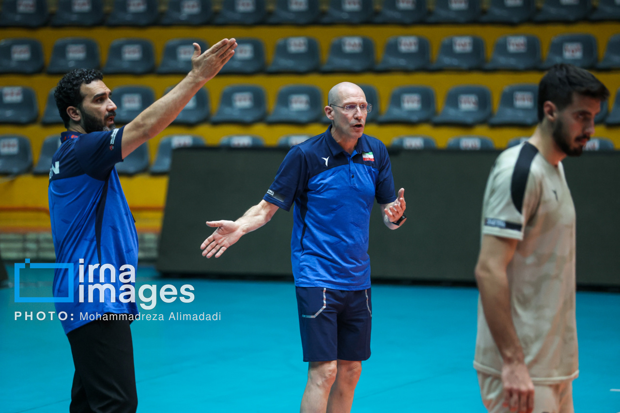 تمرین تیم ملی والیبال