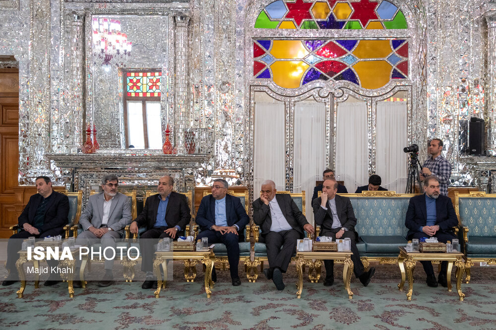  دیدار رئیس و اعضای شورای رهبری حماس با قالیباف 