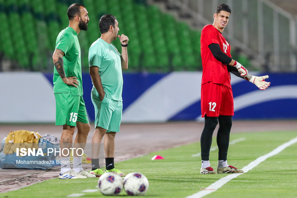 تمرین تیم ملی فوتبال ایران