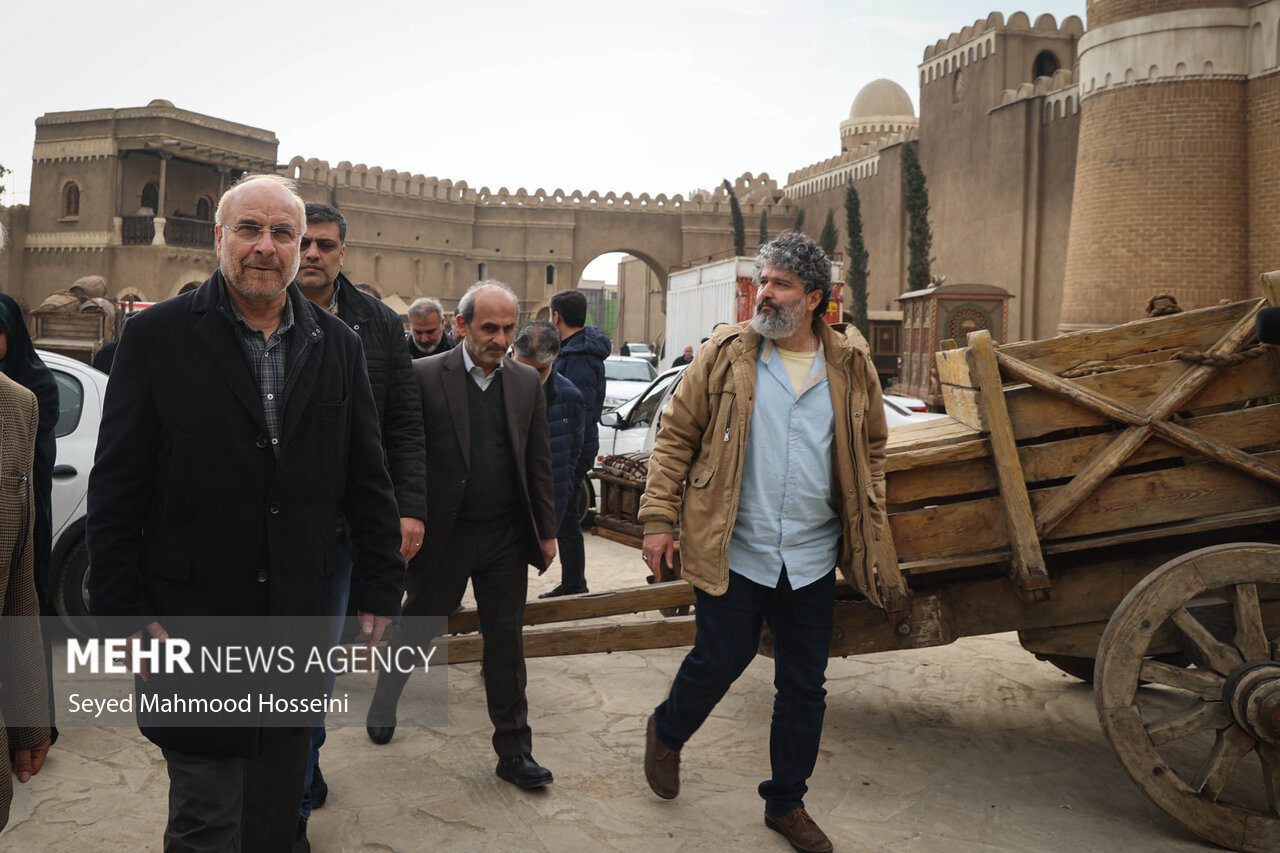 بازدید قالیباف از مراحل ساخت دو سریال تلویزیونی