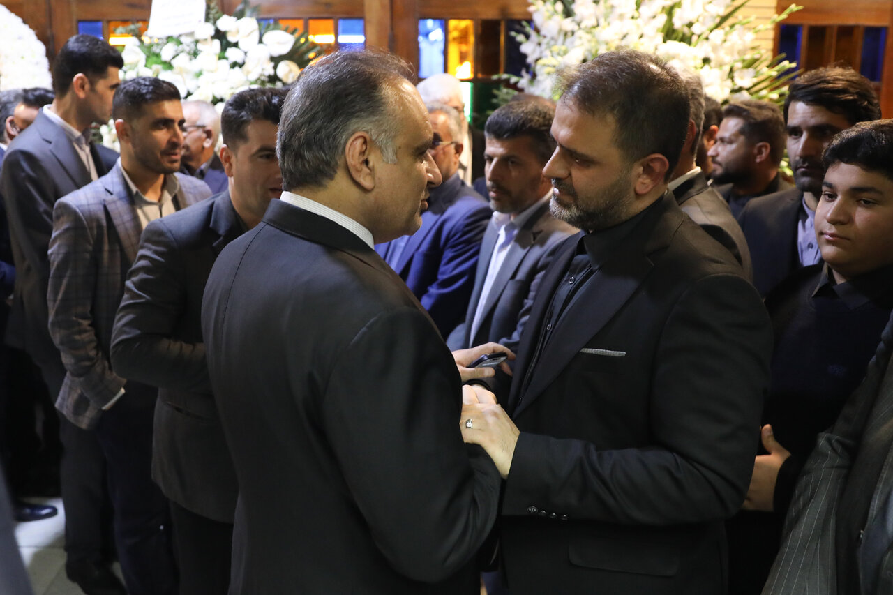 مراسم ختم پدر نماینده مسجد سلیمان با حضور قالیباف